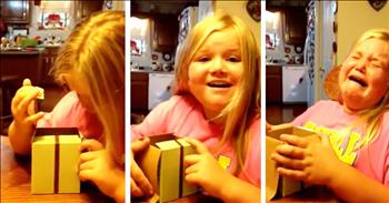 Girl Cries When She Becomes A Big Sister