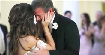 Dad Cries During Wedding Dance