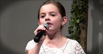 Young Girl Praises The Lord With Easter ‘Hallelujah’