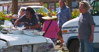 Cafeteria Worker Feeding The Homeless Gets Deserving Surprise