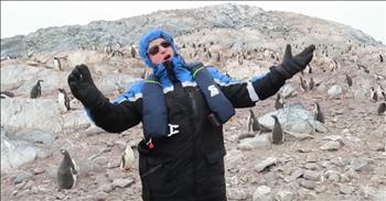 Penguins Have Funny Reaction To Opera Singer