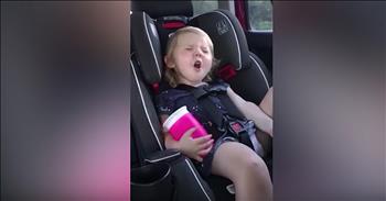 Sassy 2-Year-Old Sings Her Heart Out To Classic