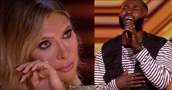 Contestant Brings Judges To Tears After Song For Late Mom