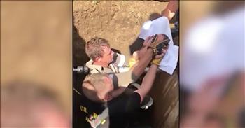 Newborn Baby Rescued From Storm Drain