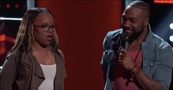 Voice Contestant Proposes On Stage After Audition