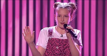 11-Year-Old Giorgia Borg With Huge Voice Sings Original Song