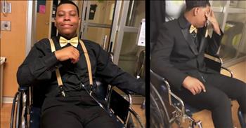 High Schoolers Hold Dance At Hospital For Sick Classmate