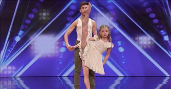 Kids Izzy And Easton Earn Praise With Contemporary Dance Routine