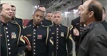 Lee Greenwood And U.S. Army Chorus Sing ‘God Bless The USA’