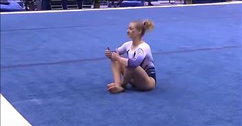 Gymnast Shannon Evans Performs Viral Mario-Themed Routine