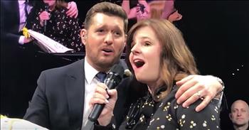 Michael Buble Sings ‘A Whole New World’ With 6th Grade Teacher