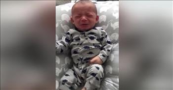 Baby Stops Crying When He Smells Mom’s Shirt