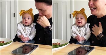 Mom Cannot Stop Laughing At Baby’s First Giggles