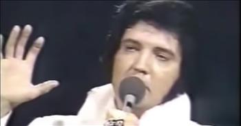 1977 Performance Of Elvis Presley Singing ‘How Great Thou Art’