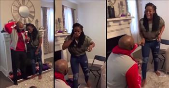 Creative Proposal During Family Game Night Goes Viral