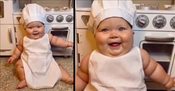 Adorable ‘Baby Chef’ Is Going Viral For All The Right Reasons