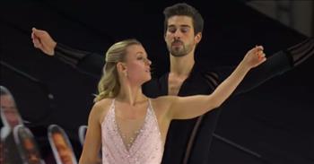 ‘Hallelujah’ Ice Skating Routine Earns First Place For Dancing Duo