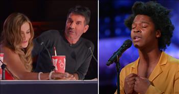 He Performed Simon’s Least Favorite Song And Ended Up With The Golden Buzzer