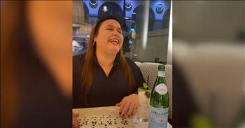 Restaurant Surprises Blind Woman With Braille Cake On Her Birthday