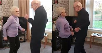 Elderly Couple Share Adorable Living Room Dance To ‘Hit The Road Jack’