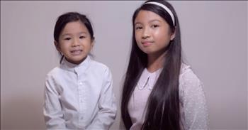 2 Adorable Children Sing ‘Jesus Loves Me’