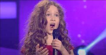 8-Year-Old Opera Singer Performs ‘O Mio Babbino Caro’ During Blind Auditions