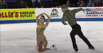 ‘Snake Charmer’ Ice Skating Routine Earns Duo First Place