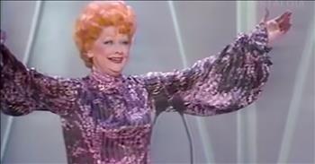 1981 Footage Of Lucille Ball Moved To Tears After Standing Ovation