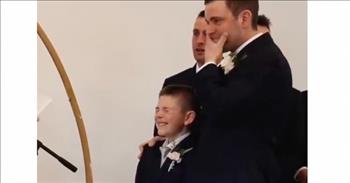 Bride’s Emotional Vows to Her New Stepson Has Groom in Tears