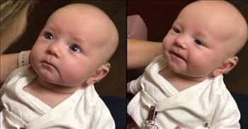 Baby Hears Mother’s Voice For First Time