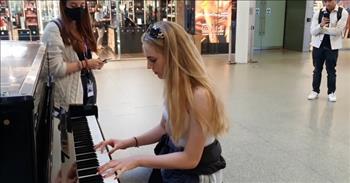 Self-Taught Pianist Goes Viral After Playing Chilling Tune On Public Piano