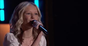 15-Year-Old Ansley Burns Puts Country Spin On ‘Unchained Melody’ During Blind Audition