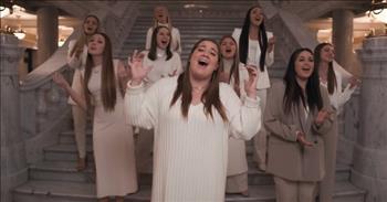 ‘Oh Holy Night’ Sung by Choir All Dressed in White