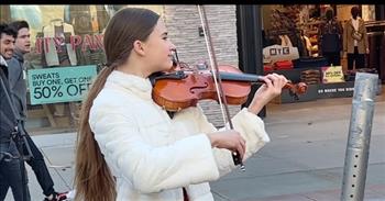 ‘The Sound of Silence by Young Violinist Karolina Protsenko