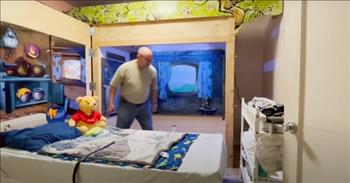 Loving Grandad Makes the Most Magical Bed for Grandson with Autism