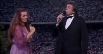 Johnny Cash June Carter Cash Sing ‘The Old Rugged Cross’