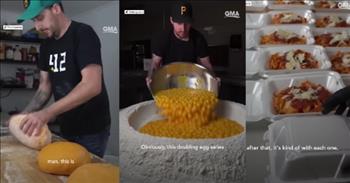 Tiktoker’s Mesmerizing Pasta Video Leads Him To Feed The Hungry In His Community