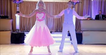 Couple Dressed As Barbie And Ken Perform Epic Dance Number