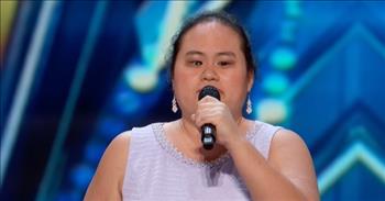 Blind And Autistic Singer Earns Heidi’s Golden Buzzer With Big Performance Of ‘Out Here On My Own’