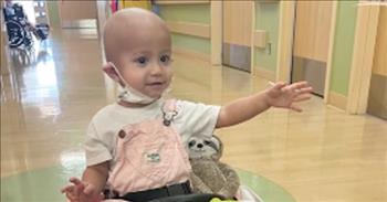 Toddler With Cancer Receives Heartwarming Surprise At Hospital