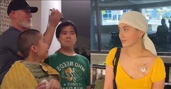 Brother Shows Support For His Sister Fighting Cancer In Sweetest Way