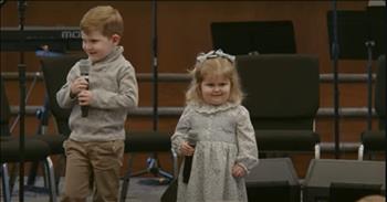 Two Young Voices Sing The Sweetest Rendition Of ‘I Love You, Lord’