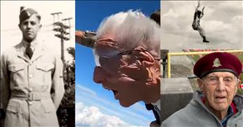 WWII Vet Celebrates 100th Birthday with Thrilling Skydive